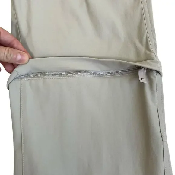 Columbia Womens Saturday Trail II Convertible Hiking Pants Cream/Tan Lightweight - Picture 8 of 16